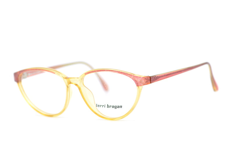 Terri Brogan 8880 30 vintage glasses. Women's vintage glasses. Women's cat eye glasses. Vintage cat eye glasses. 