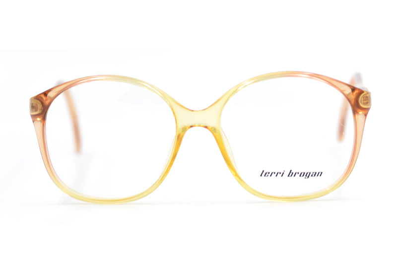 Terri Brogan 8690 vintage glasses. Women's vintage glasses.  70s glasses. 70s style glasses. Women's designer glasses.
