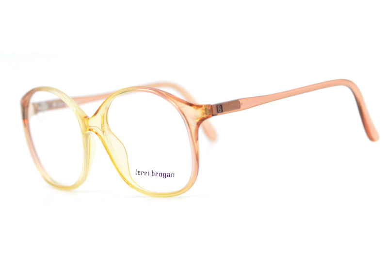 Terri Brogan 8690 vintage glasses. Women's vintage glasses.  70s glasses. 70s style glasses. Women's designer glasses.