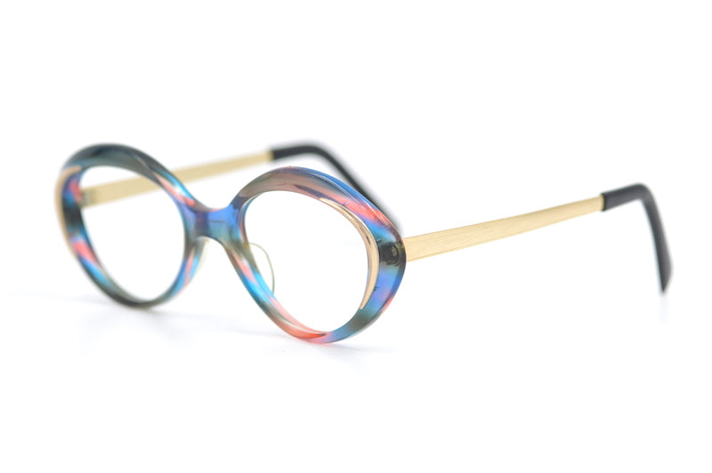 Carly 50s vintage glasses. Women's vintage glasses. Women's retro glasses. Cat eye 50s glasses. 