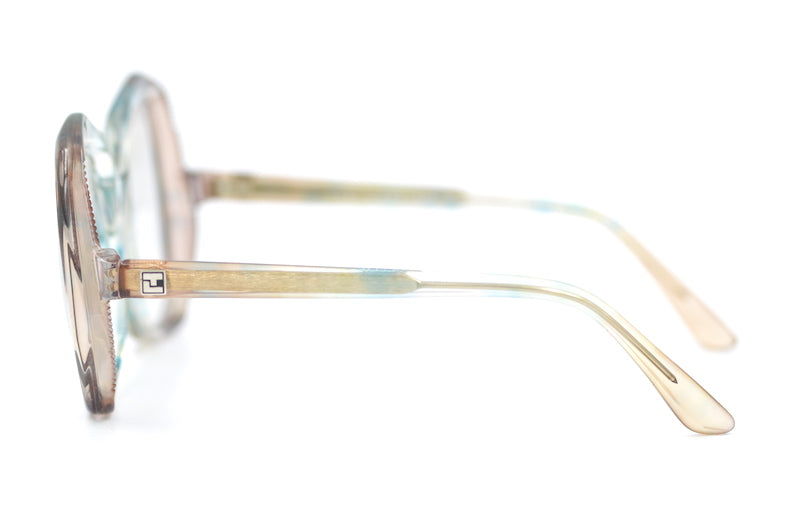 Ted Lapidus 531 rare vintage glasses. 70s vintage glasses. Women's designer vintage glasses. 