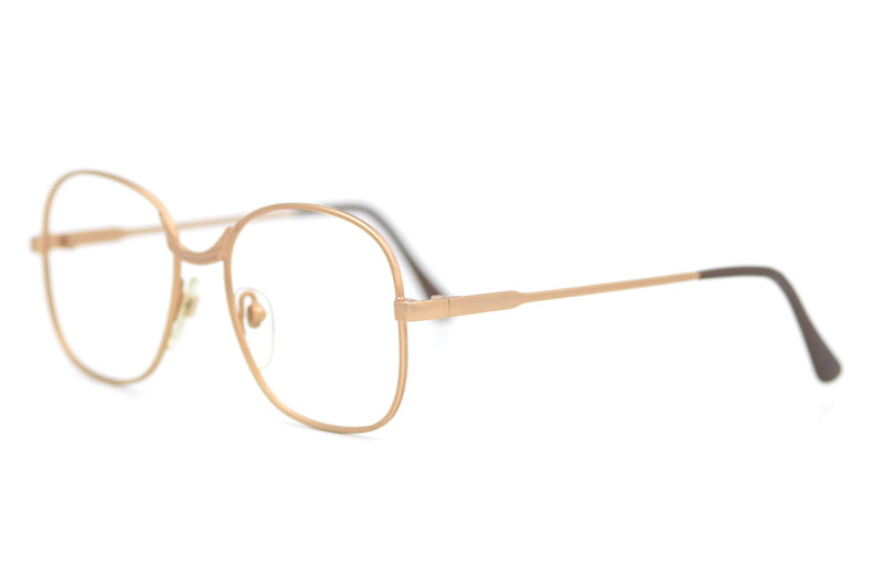 DIK 510 vintage glasses. Womens vintage glasses. 70s vintage glasses. Women's 70s vintage glasses. Bronze metal glasses.