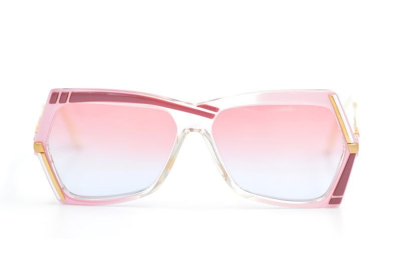 Cazal 183 vintage sunglasses. 80s Cazal Sunglasses. Rare vintage Cazal. Designer Cazal sunglasses. Pink designer sunglasses. Pink Cazal sunglasses. Pink lenses sunglasses. 