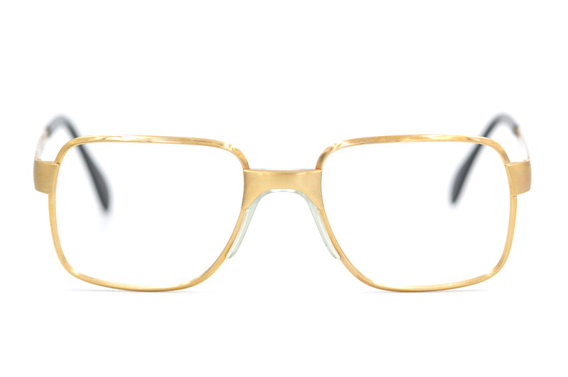 Metzler 7636 gold vintage glasses. Rare vintage glasses. Metzler glasses. Metzler Vintage glasses. Gold square 70s glasses. 
