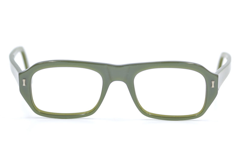 Kirk Originals Lennart Glasses. Green Lennart glasses. Mens green glasses. Retro Glasses. Mens prescription glasses. 