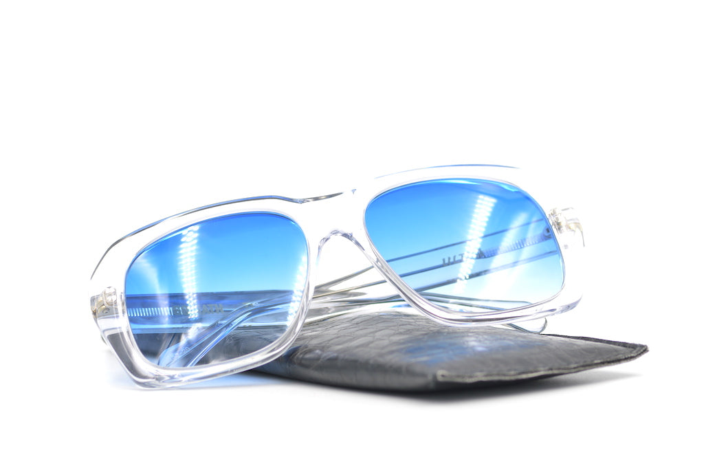 Ultra Goliath II vintage sunglasses. Robert De Niro Sunglasses. RUN DMC Sunglasses. Goliath Ultra. Crystal Sunglasses. Oversized crystal sunglasses.