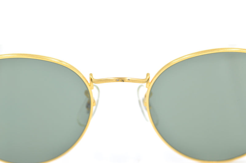 Bausch & Lomb RayBan W0603 XRAW vintage sunglasses. 90s RayBan sunglasses. B&L Rayban Sunglasses. Vintage RayBan Sunglasses. Vintage round RayBan. Round B&L RayBan Sunglasses. 