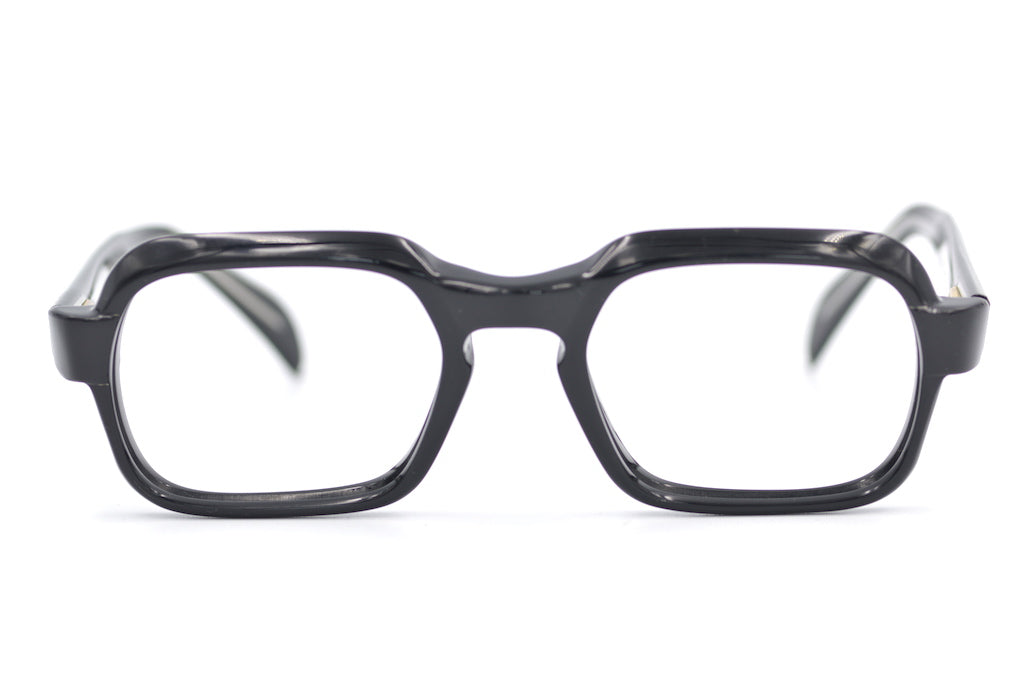 Francoflex vintage glasses. Black vintage glasses. Mens vintage glasses. Michael Caine vintage glasses. Mens 50s vintage glasses. Mens 60s vintage glasses.
