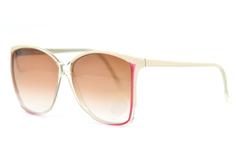 Piave 70s style square oversized vintage sunglasses. Retro Sunglasses. Sustainable Sunglasses. 