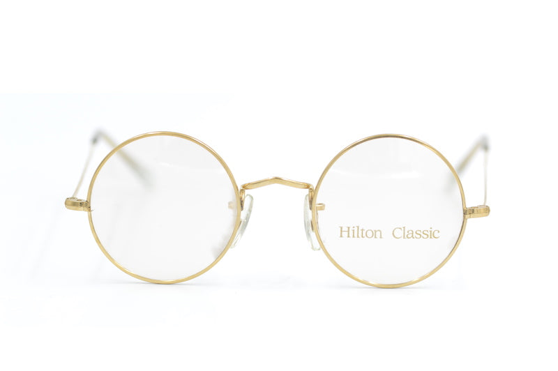 Hilton Classic 2 round glasses. John Lennon glasses. Small round glasses. Gold round glasses. John Lennon round glasses. 