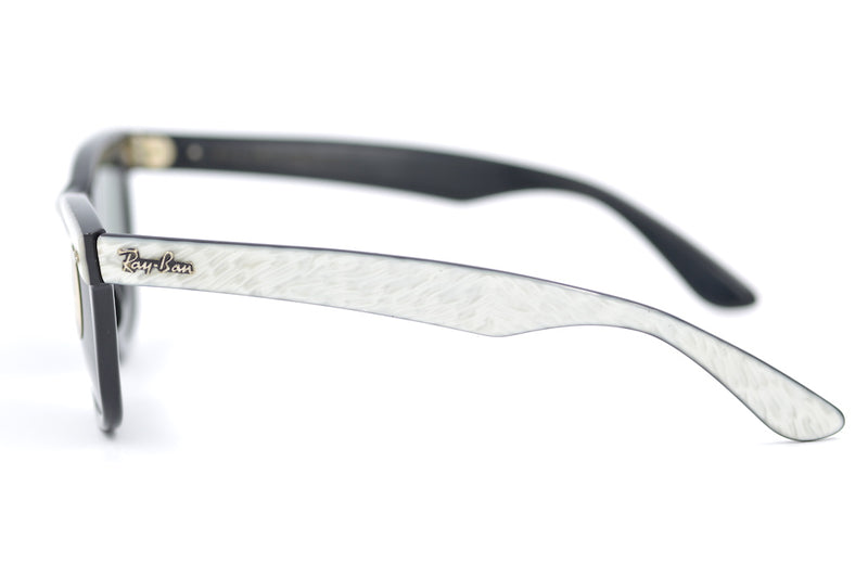 B&L Ray-Ban Silver Top Wayfarer 90s Ray-Ban Wayfarer Vintage