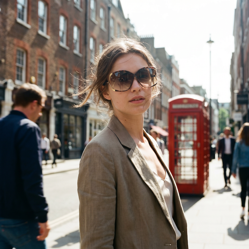 Dior 2056 Women's Oversized Vintage Sunglasses