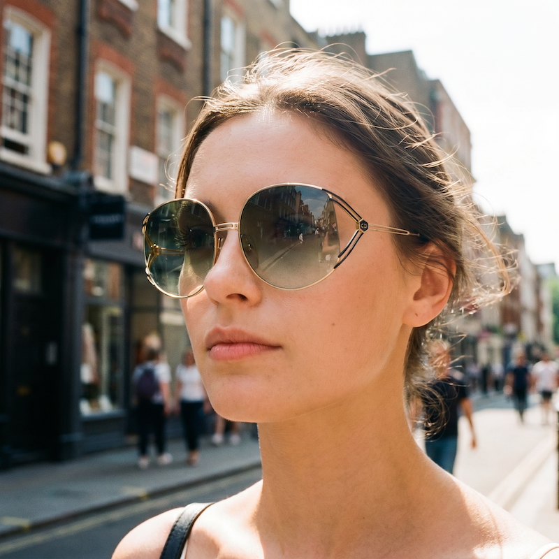 Christian Dior 590 Women's Oversized Sunglasses