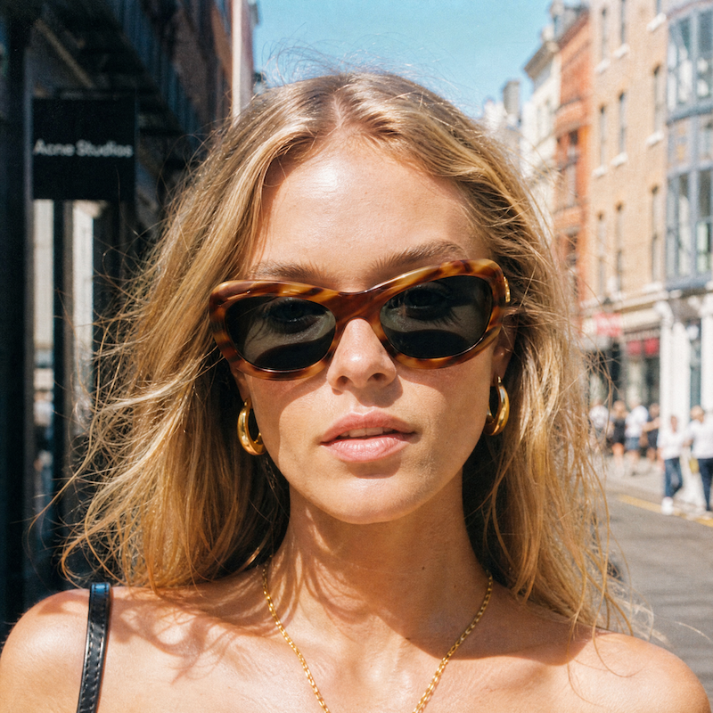 Women's Dior 2974 cat-eye vintage sunglasses
