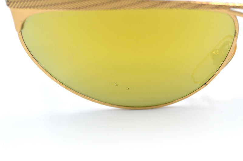 Dolce Vita Casanova 11 Sunglasses. Gold cat eye sunglasses. Vintage cat eye sunglasses. Gold mirrored women's sunglasses. 