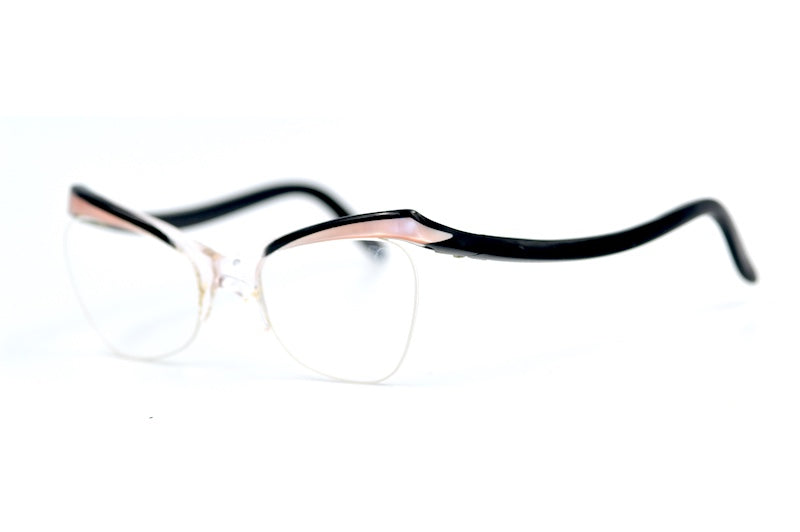 Doris 50s cat-eye women's perspex glasses. 