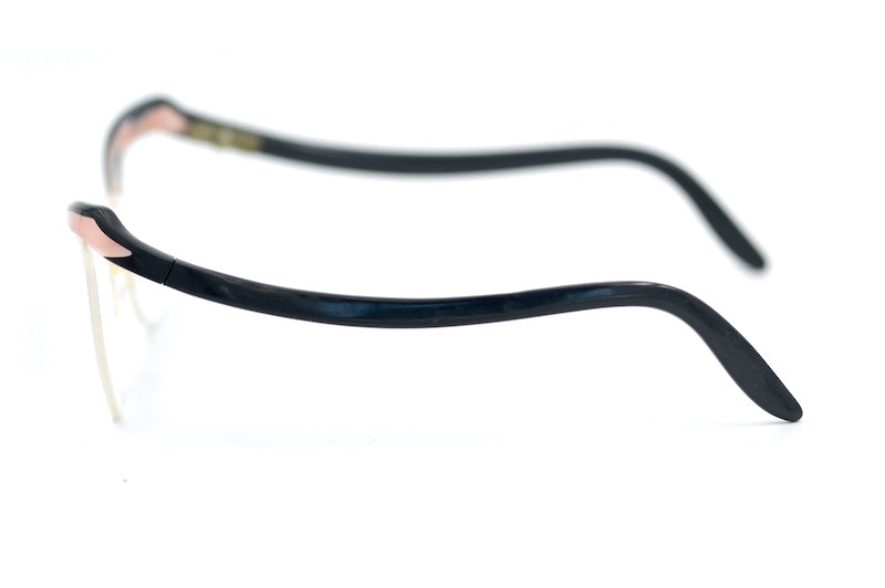 Doris 50s cat-eye women's perspex glasses. 