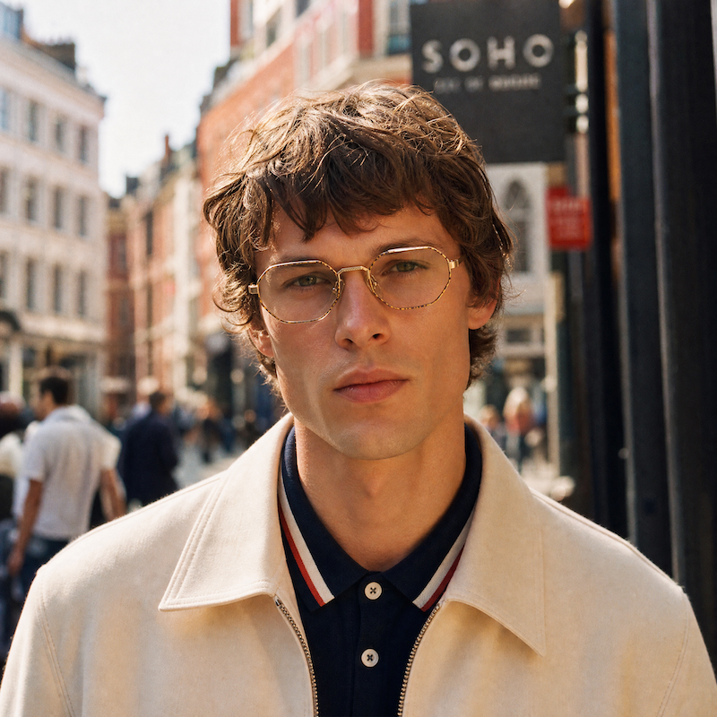 Dunhill 6157 41 men's vintage glasses. 