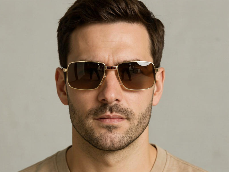 Dunhill 6161 men's vintage sunglasses like the S.T Dupont D002 as worn by Brad Pitt