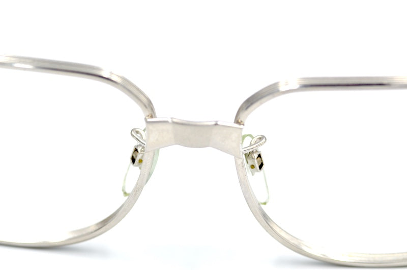 Edgar by Selecta men's 70s vintage silver glasses. 