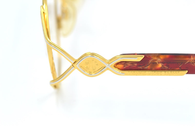 Enrique Loewe Knappe Gaia vintage glasses. 22Kt gold and platinum plated glasses. Rare vintage glasses. Luxury vintage glasses. Gold plated Glasses. Luxury vintage eyewear. Luxury eyewear. Unique Glasses.