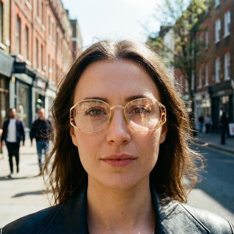 Enrique Loewe Knappe Gaia vintage glasses. 22Kt gold and platinum plated glasses. Rare vintage glasses. Luxury vintage glasses. Gold plated Glasses. Luxury vintage eyewear. Luxury eyewear. Unique Glasses.