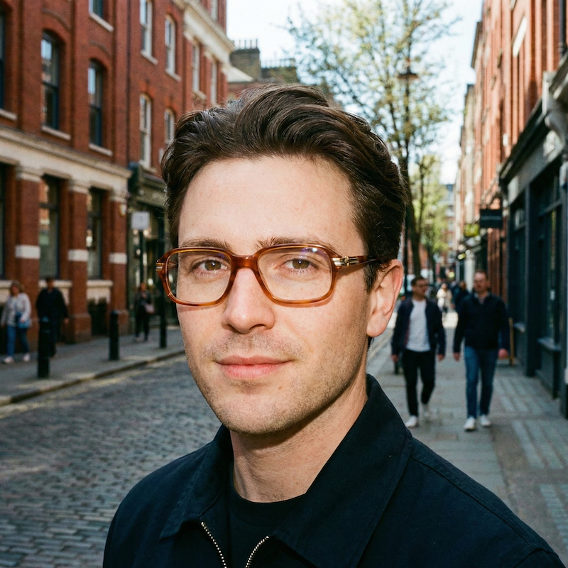 Enrique Loewe Knappe Zeus Vintage Glasses. Men's luxury glasses. Men's vintage glasses. 