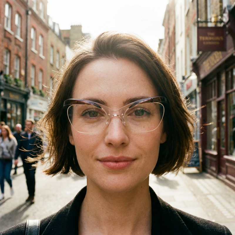 Eugene women's vintage glasses. 1950's Cat-eye glasses. 