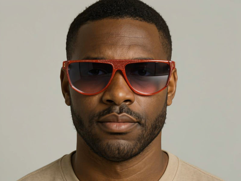 Fendi FS 34 Red Vintage Sunglasses. 80s Oversized Red Sunglasses. Vintage Fendi Sunglasses. 