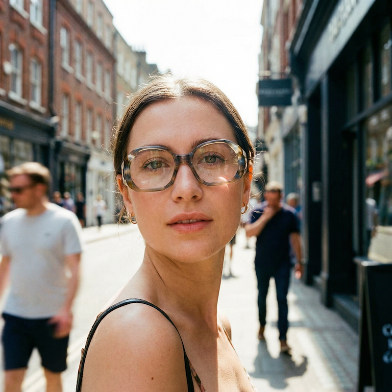 Fran 70s women's vintage glasses. Retro vintage glasses. Stylish women's glasses UK.