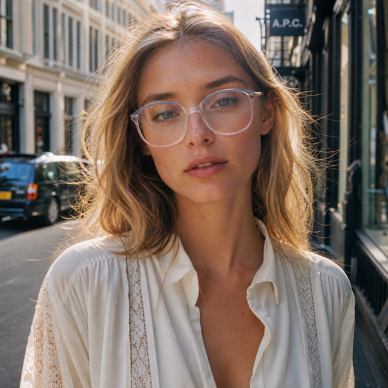 Gayle women's 80s petite vintage glasses.