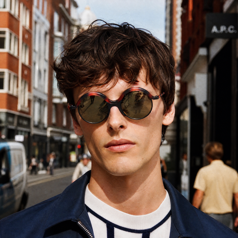 Gianfranco Ferre 41 round vintage sunglasses. 