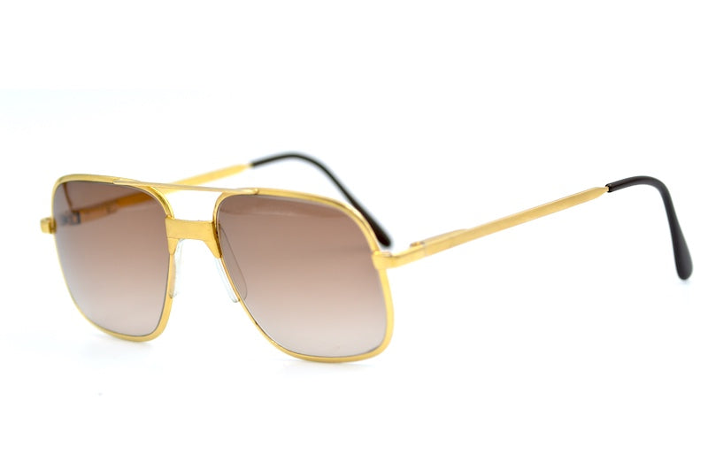 Goya men's 70s vintage sunglasses. F1 style Brad Pitt sunglasses.