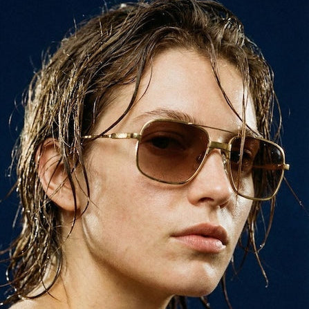 Goya men's 70s vintage sunglasses. F1 style Brad Pitt sunglasses.