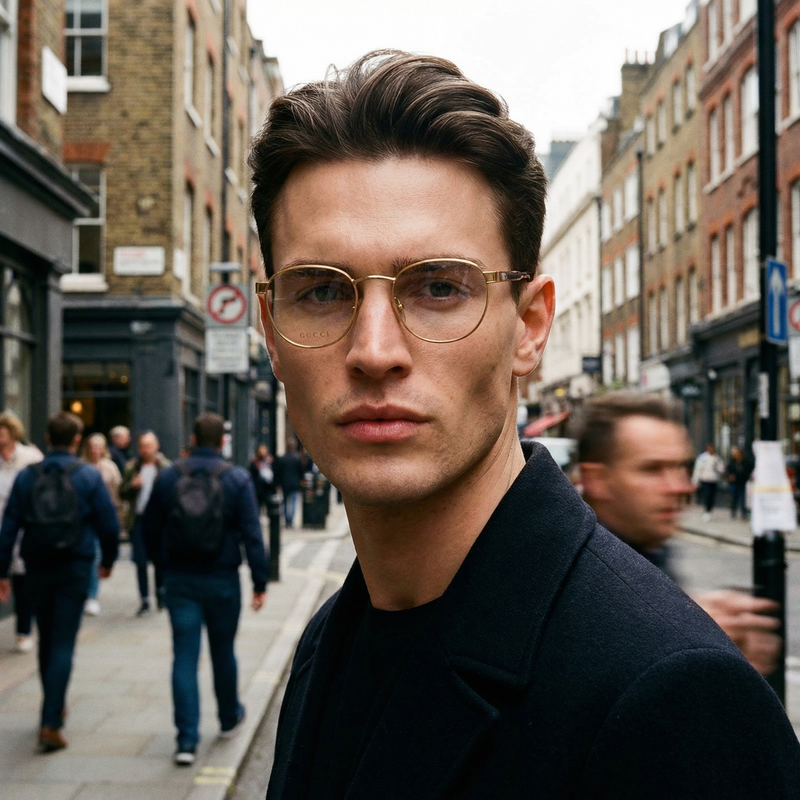 Gucci 1325 vintage glasses colour V46. Round Vintage Glasses. Round Gucci Glasses. Unisex Vintage Glasses. Vintage designer Glasses.