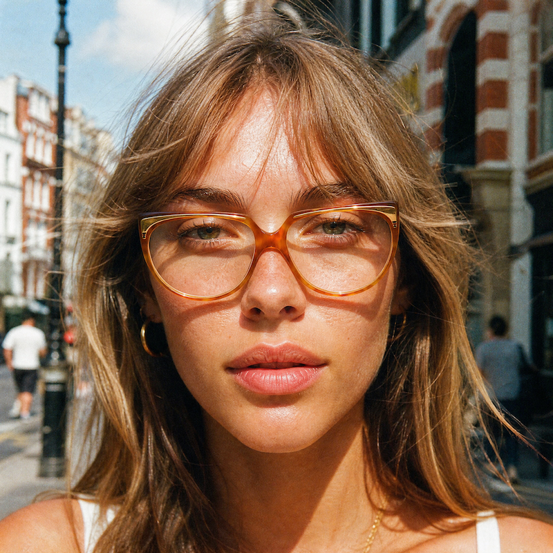 Gucci 2101 women's vintage glasses. Women's brown Gucci glasses.