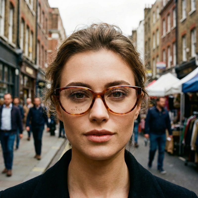 Gucci 2180 Vintage Glasses. Gucci cat-eye glasses. Women's Gucci glasses online UK.