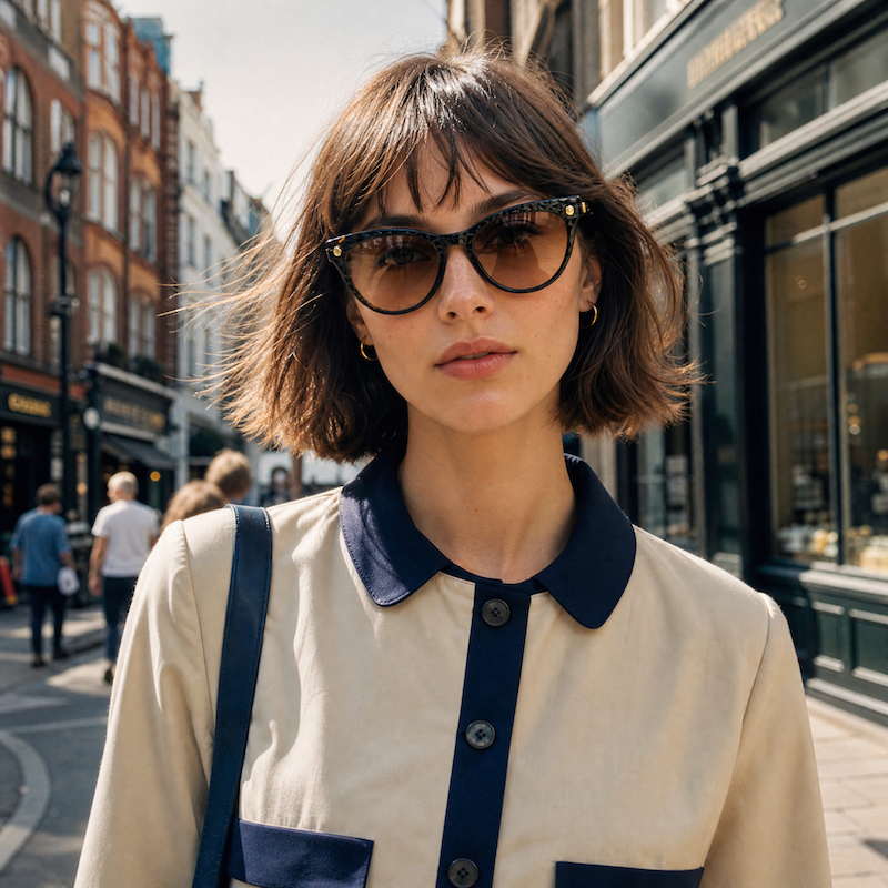 Guy Laroche 5146 vintage sunglasses. Black cat-eye vintage sunglasses. Women's vintage sunglasses.