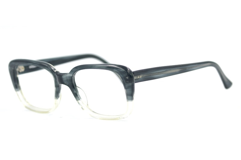 Hadley Zed vintage glasess. Men's vintage glasses. Men's 60s glasses. Men's mod glasses. Retro vintage glasses.  Grey square vintage glasses. 