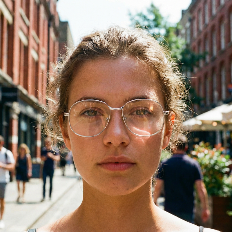Hargreaves vintage glasses. Women's stylish glasses. Silver square glasses. Vintage glasses. Cool retro glasses. 