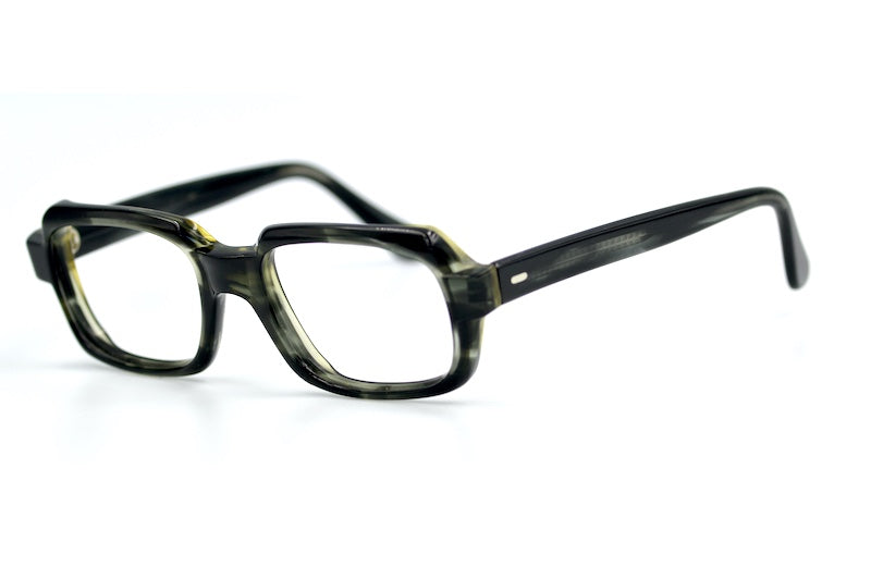 Hurricane 70s Men's Rectangular Vintage Glasses