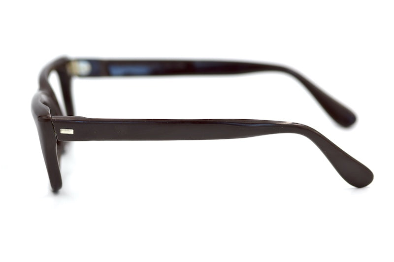 Invincible by Zyloware 1960s Vintage Brown Glasses.
