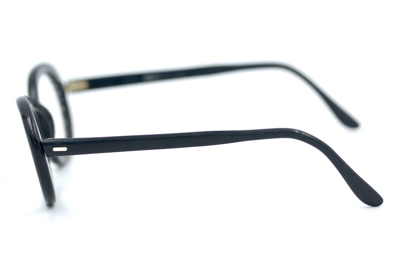 J Jewel women's 1950s black oval glasses with diamante detail. 