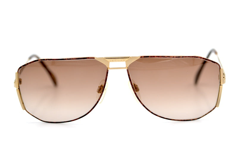 Jaguar 723 vintage aviator sunglasses. Brad Pitt, Cliff Booth style aviator sunglasses. 