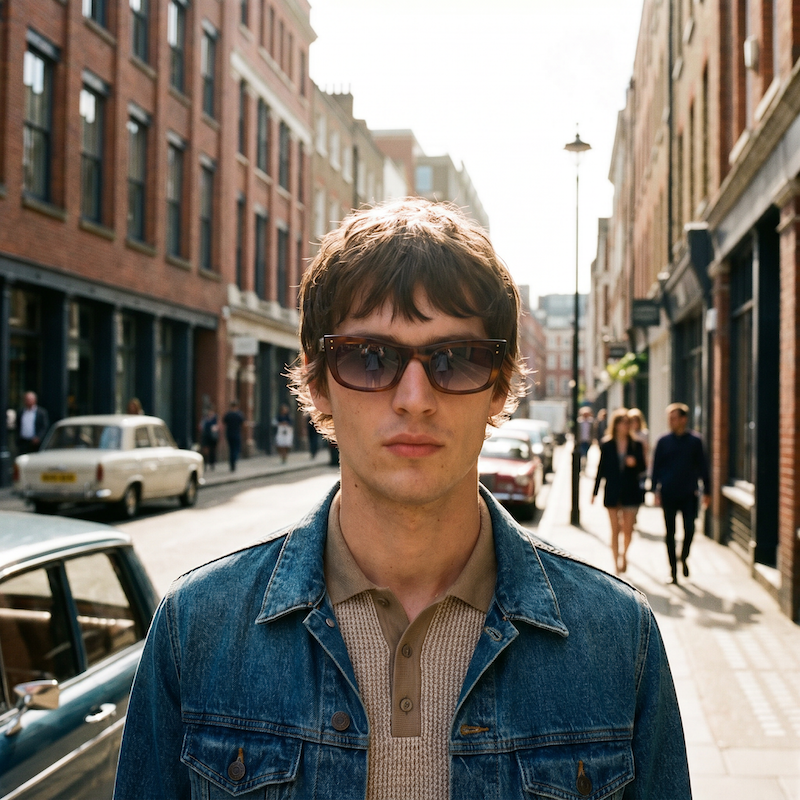 Jokerman Bob Dylan Style Inspired French Vintage Sunglasses. Men's Mod style sunglasses.