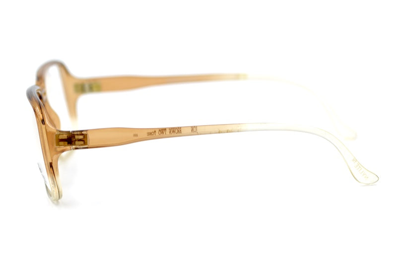 Jon by Birch men's vintage glasses. Retro glasses. Men's two tone glasses. 