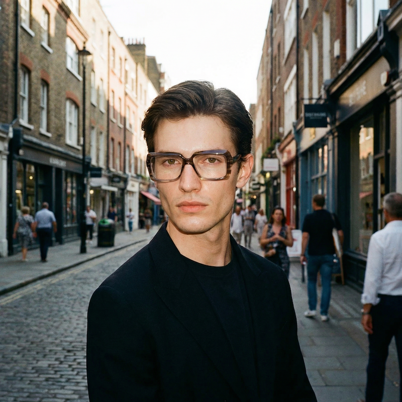 Kirby by CBM vintage glasses. Men's 70s vintage glasses. Michael Caine style inspired glasses.