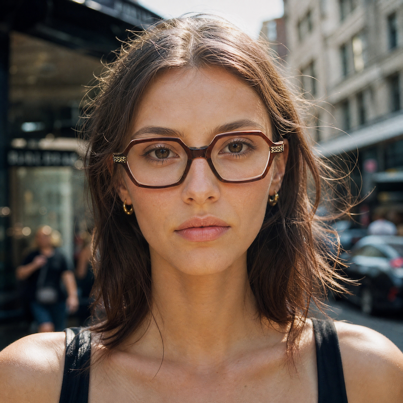 L.Eviard women's 50s vintage glasses