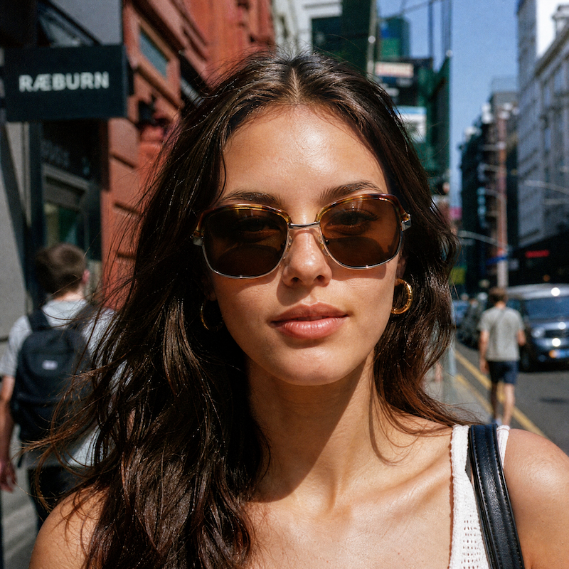 L'AMY Corine Women's Vintage Sunglasses