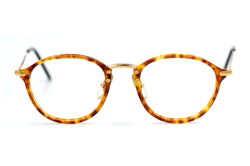 L'AMY Critic Men's 40s Style Round Vintage Glasses.